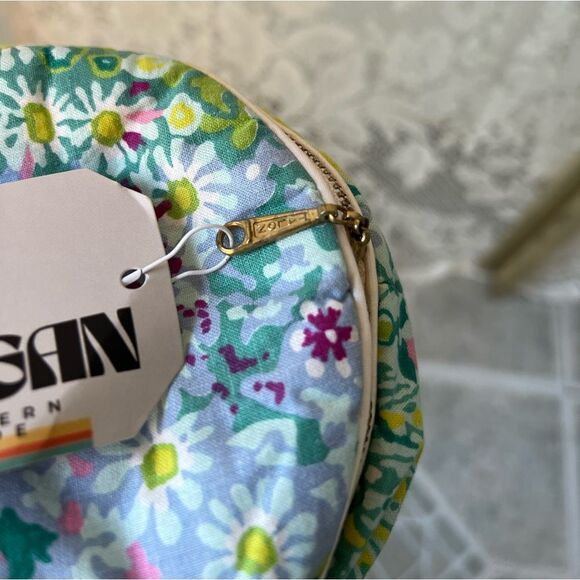 Vintage Shaxted Jewlery Travel Case / Organizer Floral Pattern Velvet Lined - Picture 3 of 9